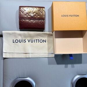 Louis Vuitton Vernis Compact Double Flap Wallet